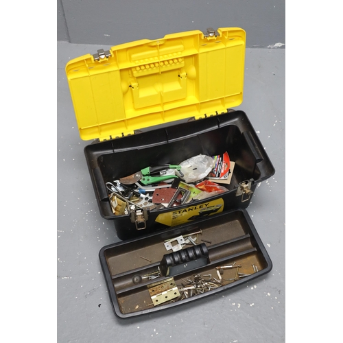 670 - Stanley Toolbox with Some Tools Inside