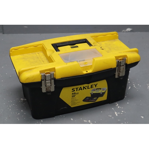 670 - Stanley Toolbox with Some Tools Inside