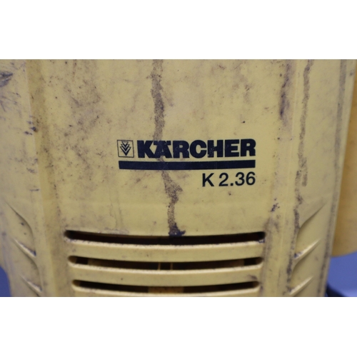 658 - A Karcher K2.36 Pressure Washer, Powers On When Tested