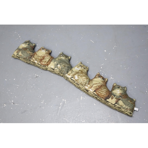 697 - Cat Themed Draught Excluder (39