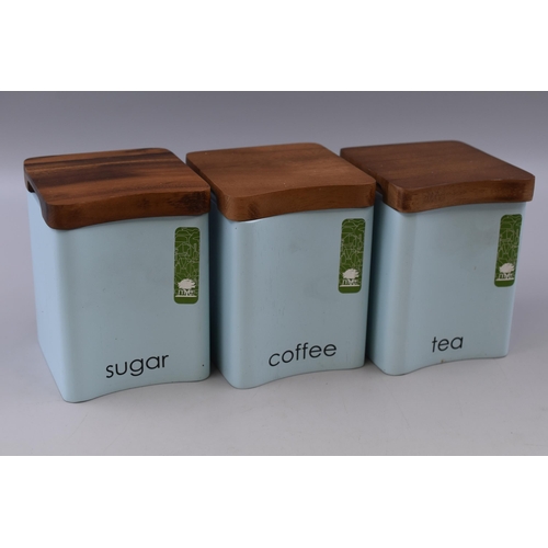 906 - Tea, Coffee and Sugar Caddies