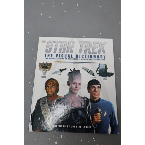 921 - Small Mixed Lot to Include Star Trek The Visual Dictionary, Football Money Tin, Sudokube, Two New Ha... 