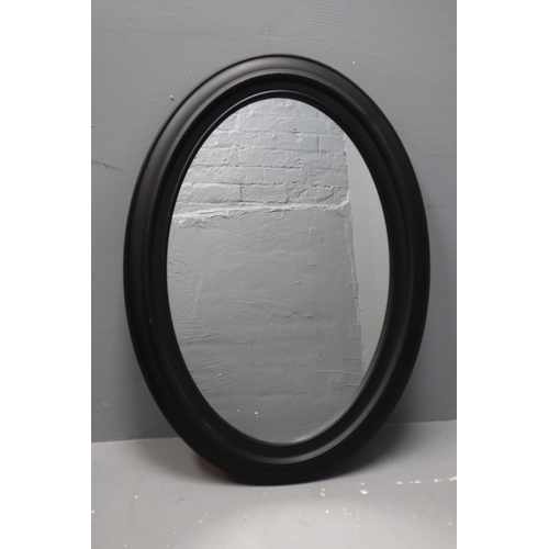 933 - Oval Black Mirror (28 1/2