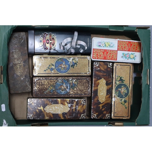 951 - Four Mixed Boxes to Include Vintage Tins, Cups and More