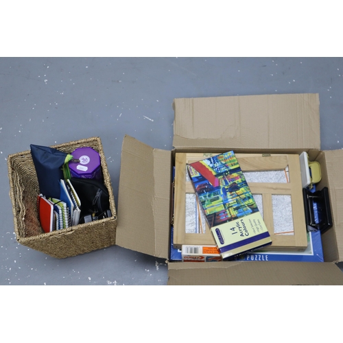 954 - Mixed Lot to Include Stapler, Mini Notepads, Acrylic Colours and More