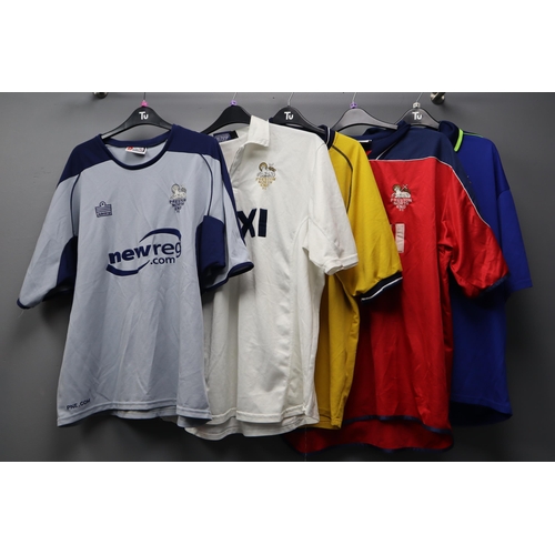 531A - A Selection of Five Preston North End Away/Alt Kits (XL/XXL) To Include 2000/01 Play-Off Final, 04/0... 