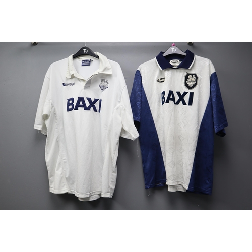 531C - A Selection of Four Preston North End Home Shirts (XL/XXL). Includes 2000/01, 95/96, 94/95, And 2005... 