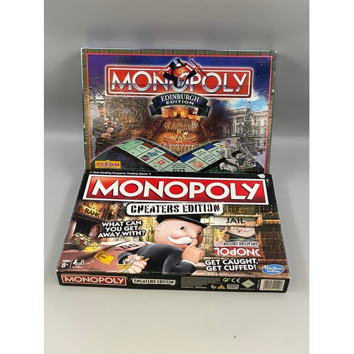 963A - Two Monopoly Board Games Edinburgh Edition and Cheaters Edition (Both Look Complete)