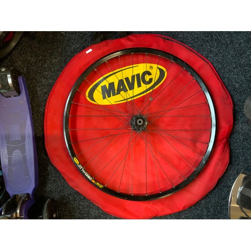 653 - Four Road Bike Wheels In Bags (One Bag AF), Includes Ten Speed DT Swiss, Roval, And Mavic