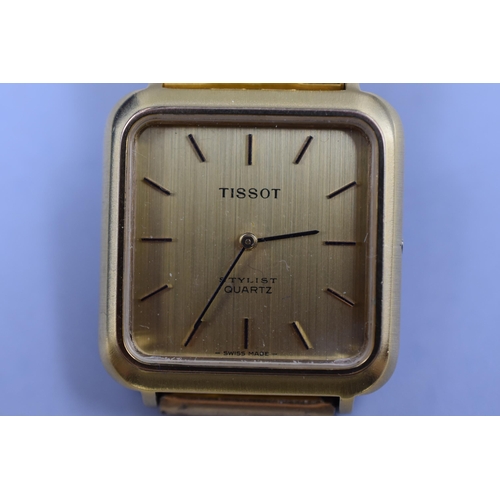 127 - Tissot Stylist Quartz Watch Complete in Presentation Box (Working)