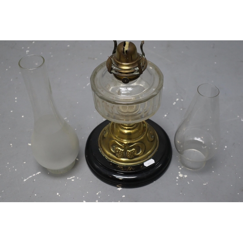 389 - Victorian Styled Oil Lamp (12 1/2