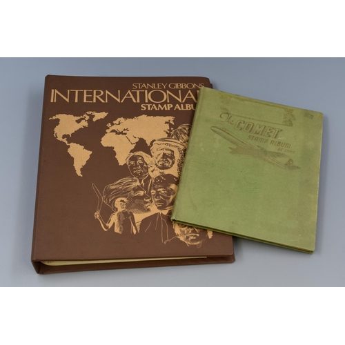 458 - Two Vintage Stamp Albums containing a Collection of Stamps from various Countries