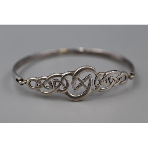 21 - Silver 925 Celtic Design Bangle