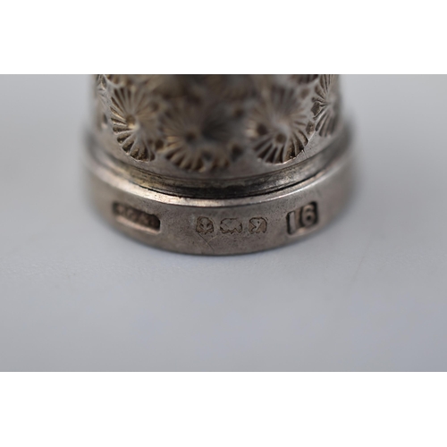 27 - A Hallmarked Henry Griffith & Sons Ltd Birmingham Silver Thimble, Circa 1923