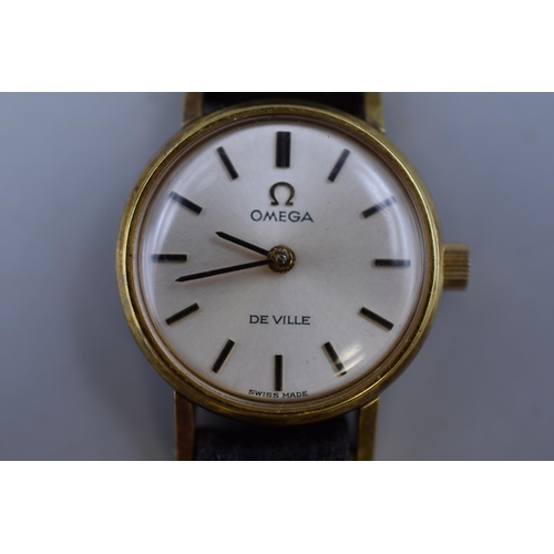 41 - An Omega De Ville Ladies Quartz Watch, Awarded For 25 Years of Service For Boots