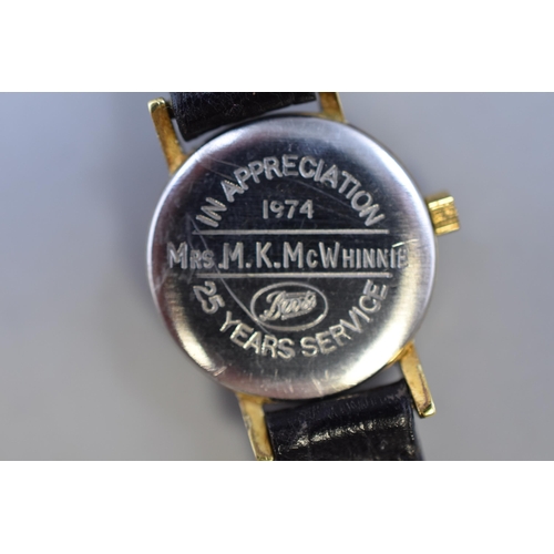 41 - An Omega De Ville Ladies Quartz Watch, Awarded For 25 Years of Service For Boots