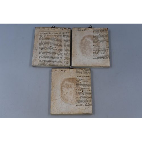 272 - Three 19th Century enhanced Portraits in Matching Framed Mounts (14cm x 12cm)