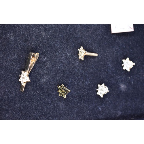 97 - A selection of badges, cufflinks, tie pins associated with various Buffalo lodges.