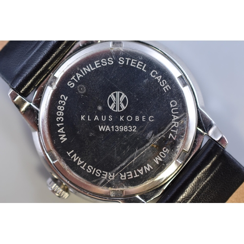 127 - Men's Klaus Kobec Watch (Working)