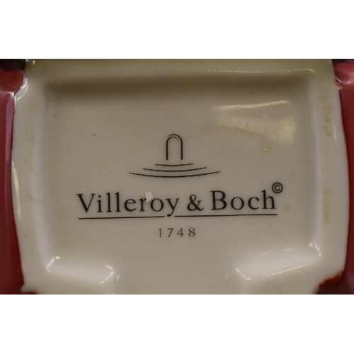 344 - Villeroy & Boch Ship Candleholder and a Villeroy & Boch Aeroplane (a/f)