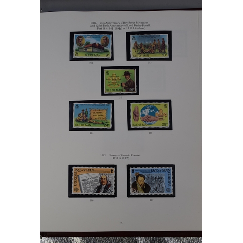 553 - Two albums mounted complete sets of stamps from the Isle of Man from 1958 to 2004 complete, in prist... 