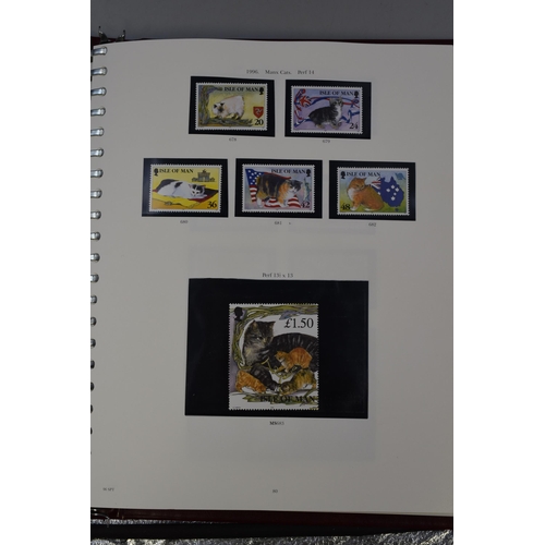 553 - Two albums mounted complete sets of stamps from the Isle of Man from 1958 to 2004 complete, in prist... 