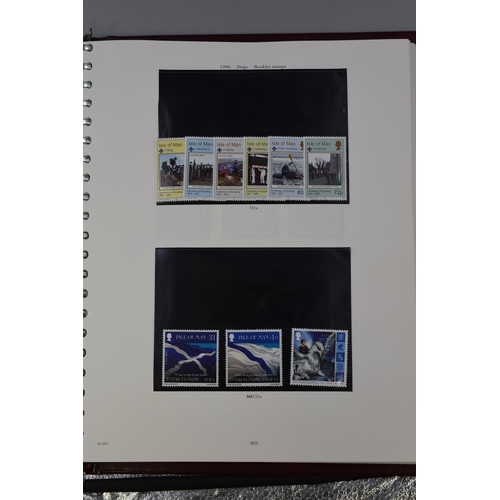 553 - Two albums mounted complete sets of stamps from the Isle of Man from 1958 to 2004 complete, in prist... 