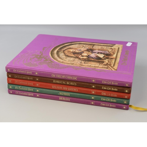 556 - The Enchanted World, Five Hard Back Books By Time Life Books, To Include ' The Fall Of Camelot, Dwar... 