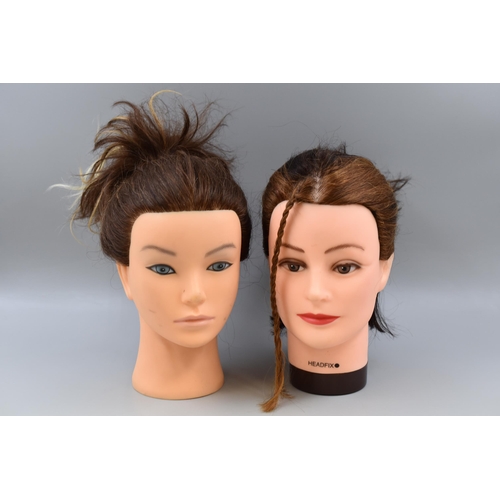 569 - Two Head Mannequins For Practising Hair Dressing (Emily and Chloe) (8