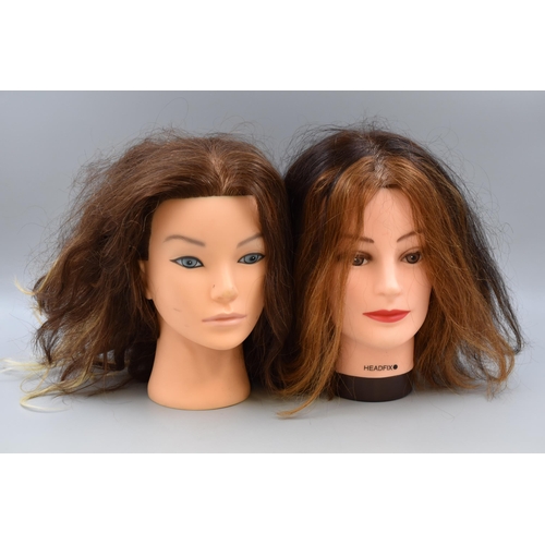 569 - Two Head Mannequins For Practising Hair Dressing (Emily and Chloe) (8