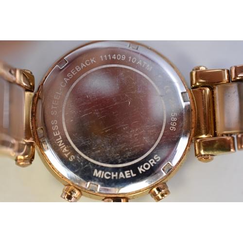 155 - Michael Kors Chronograph Watch (Working)