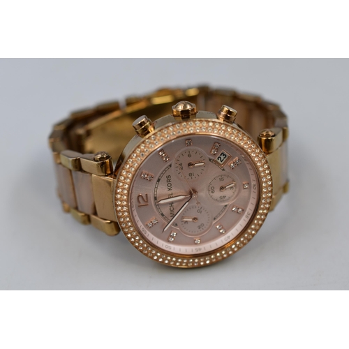 155 - Michael Kors Chronograph Watch (Working)