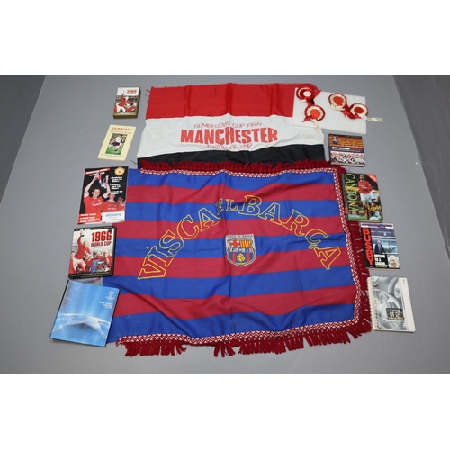 582 - Football Memorabilia Mainly Manchester United and Barcelona