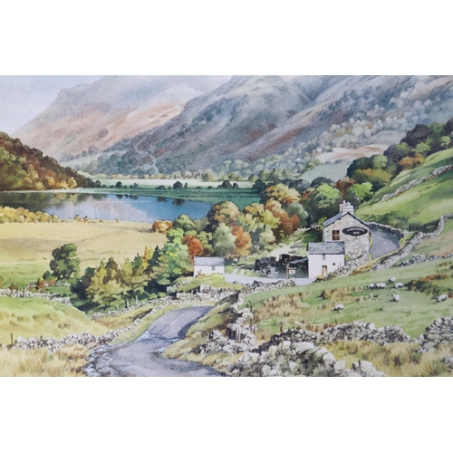 492 - Judy Boyes: Two Signed Framed and Glazed Limited Edition Prints of Lake District Scenes One Depicts ... 