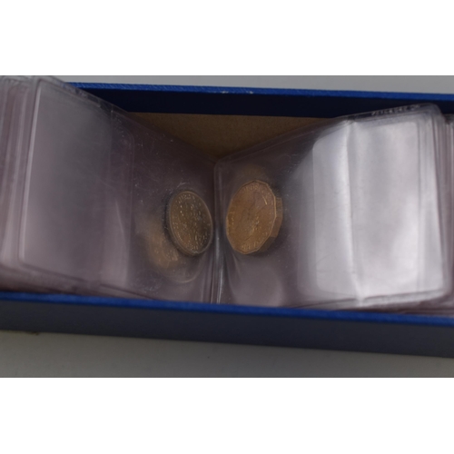 179 - A Large Selection of 1960's UK Coins, In Coin Collectors Box