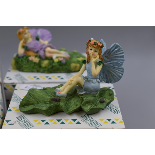 393 - Selection of Shudehill Giftware Fairy Porcelain Figurines with Boxes