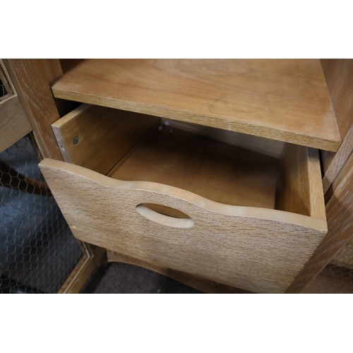 700 - Good Quality Multifunctional Two Door Two Drawer Oak Unit/ Vivarium/ Animal Enclosure, the possibili... 