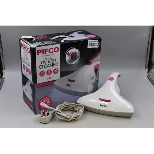 756 - A Boxed Pifco Handheld UV Bed Cleaner, Powers On When Tested