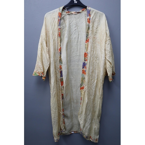 705 - 1920s silk robe/gown