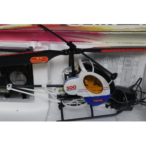 230 - SYMA 300 Schweizer RC Helicopter Remote Control - Unchecked