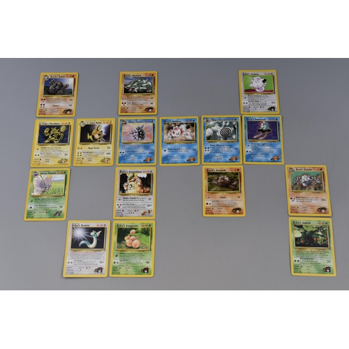 235 - Vintage Gym Heroes 134 Pokemon Cards Near Mint Rare 2000