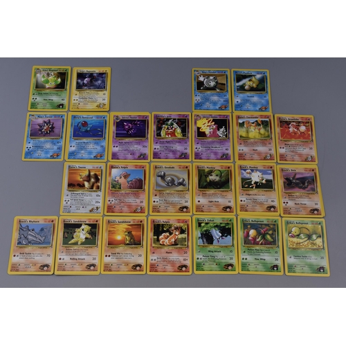 235 - Vintage Gym Heroes 134 Pokemon Cards Near Mint Rare 2000