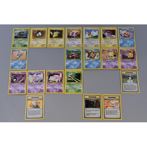 235 - Vintage Gym Heroes 134 Pokemon Cards Near Mint Rare 2000