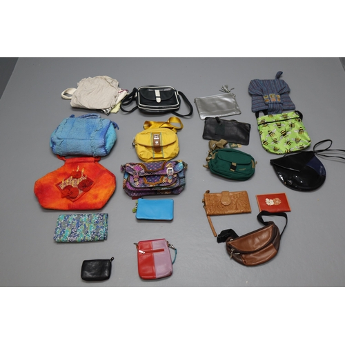 816 - Mixed Lot of Good Quality Bags, Purses and Bum bags to include Tote bags and Various Fashion Brands