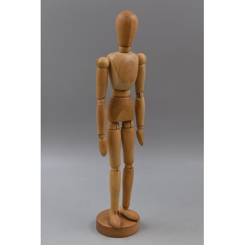 913 - Posable Wooden Art Mannequin (13