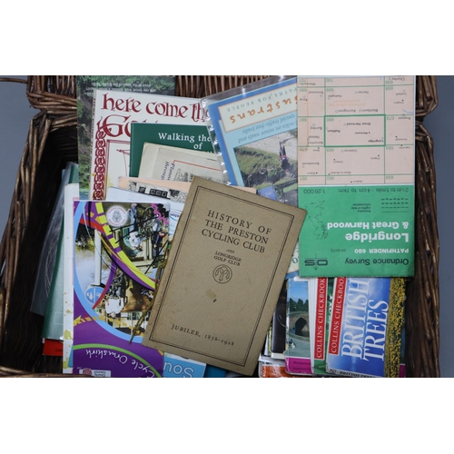 824 - Large selection of local interest leaflets to include, fishing, country walks, wildlife, nature and ... 