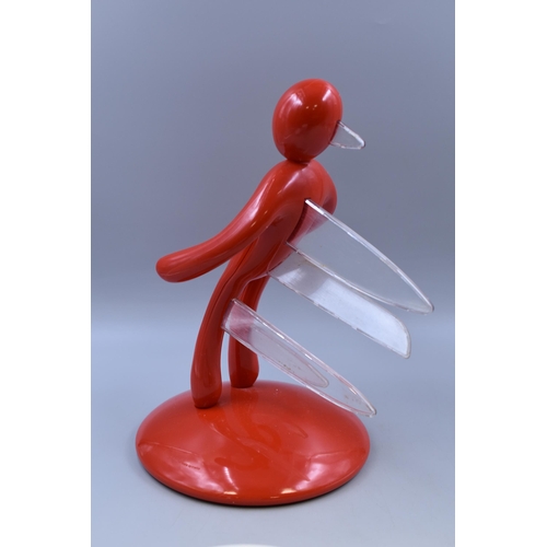 916 - Raffaele Lannello Red Knife Holder