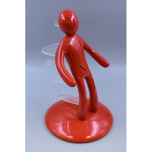 916 - Raffaele Lannello Red Knife Holder