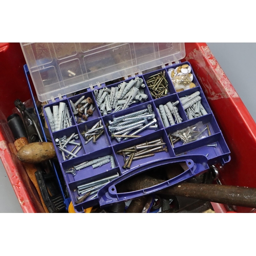 793 - A Selection of Tools To Include Mallet, Claw Hammer, Clamps, Spanners, And More