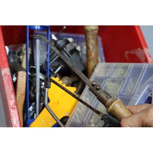 793 - A Selection of Tools To Include Mallet, Claw Hammer, Clamps, Spanners, And More